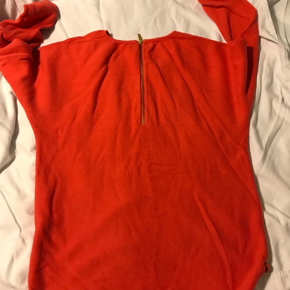 💋👚 Michael Kors XL long sleeve sweater zipback